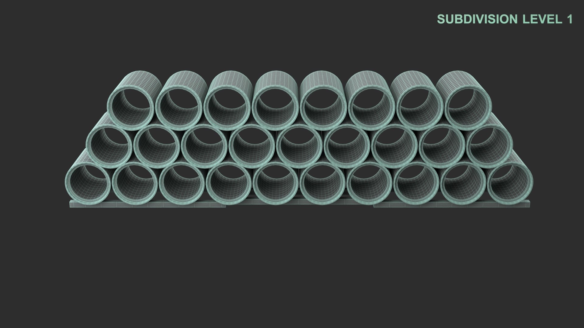 Concrete Pipe Stack 3D Model - TurboSquid 2012961