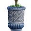 Árvore decorativa em um vaso árabe oriental de luxo