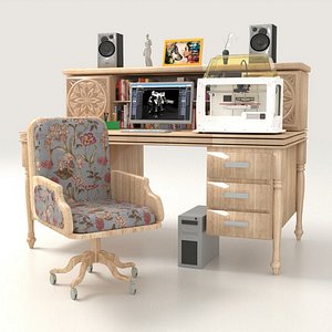 3D home office 7 model