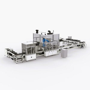 Automatic Lithium Battery Laser Welding and Final Assembly Production Line model