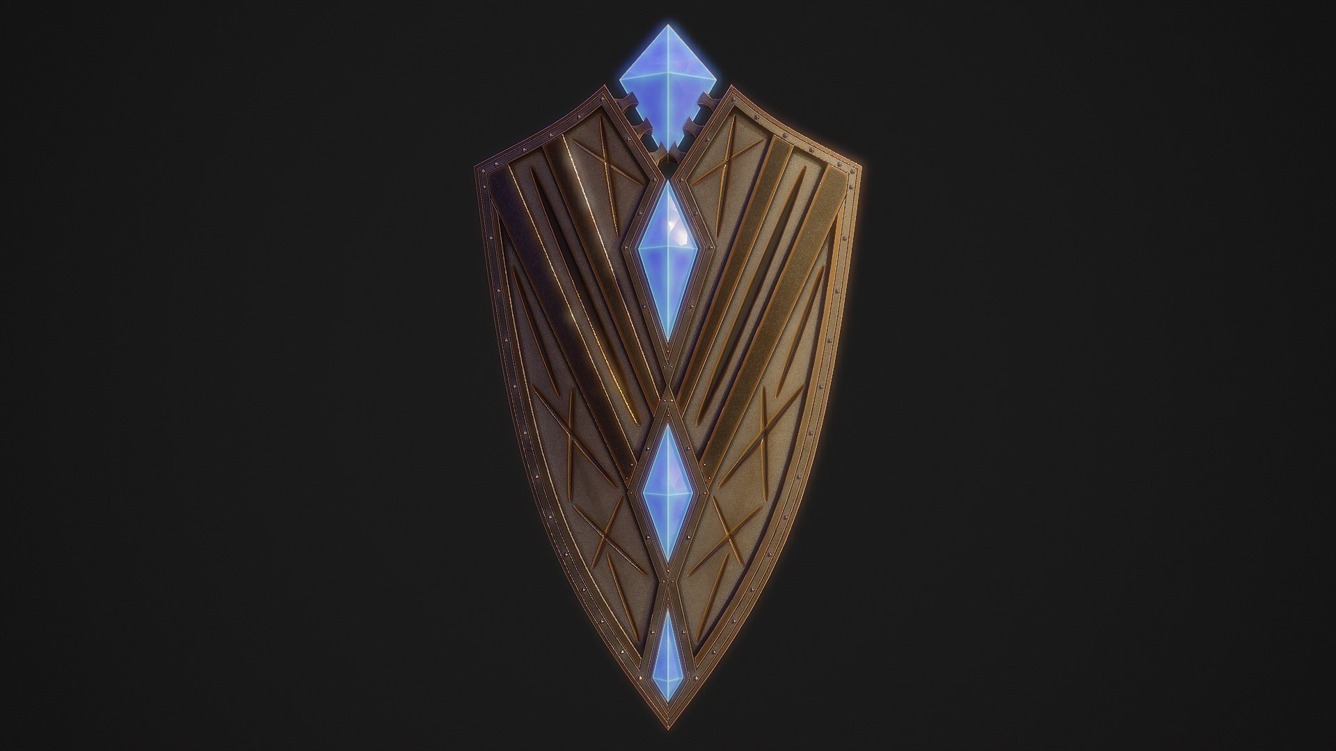 Fantasy Shield 2 3D Model - TurboSquid 2314079