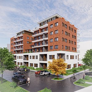 3D model Flat House 1