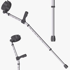 3D model Crutches