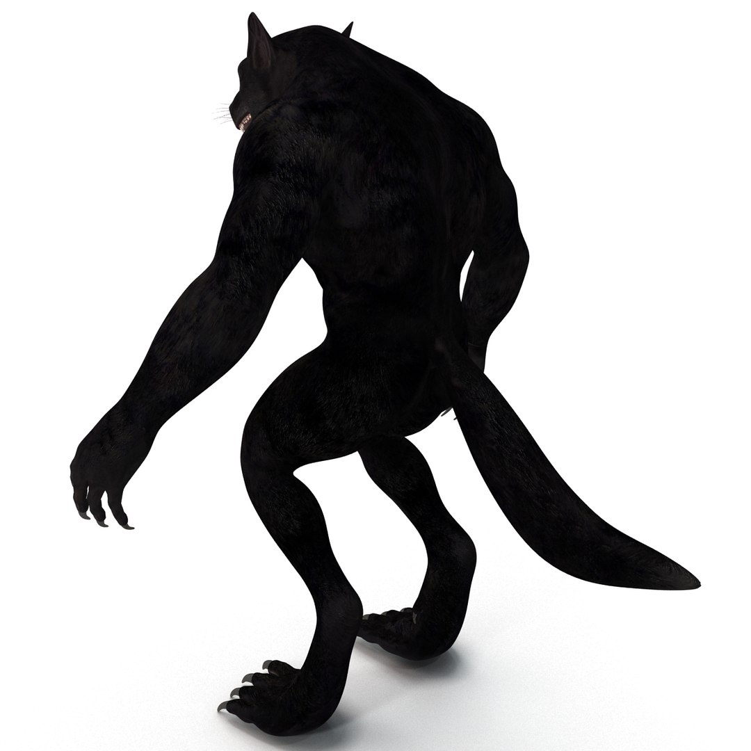 3d Werewolf Rigged Model