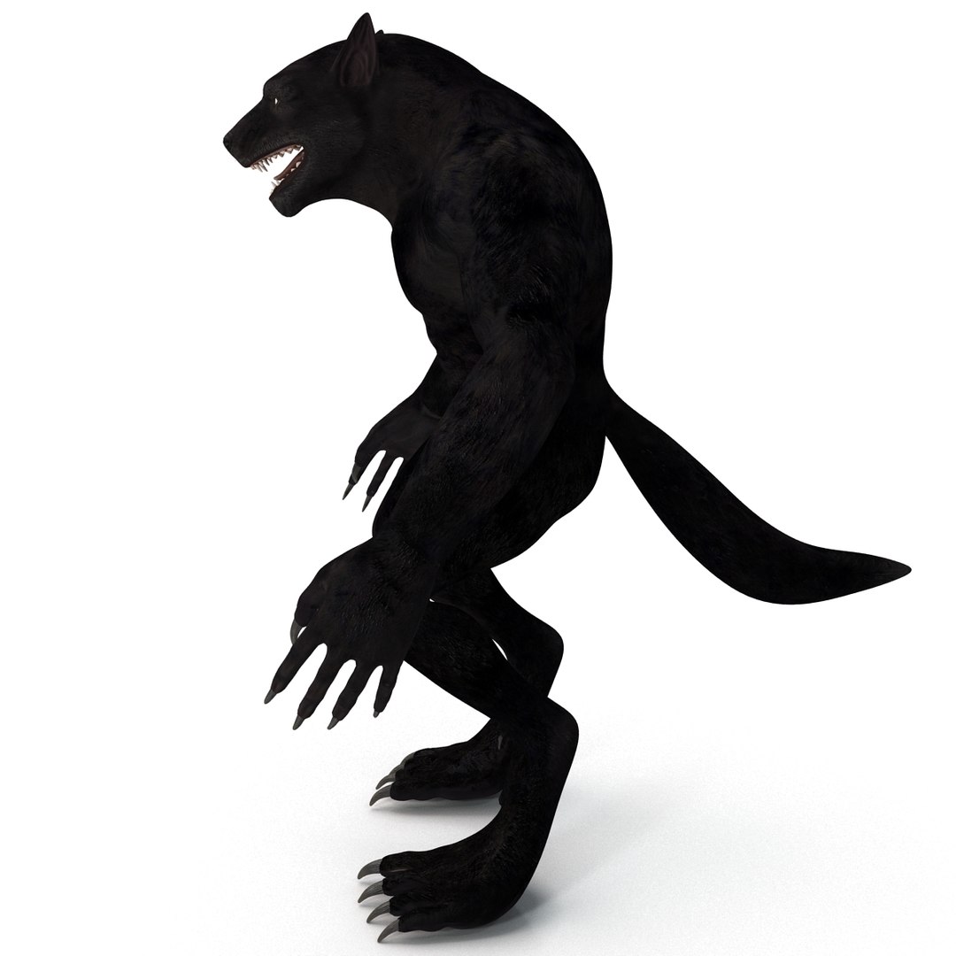 3d Werewolf Rigged Model