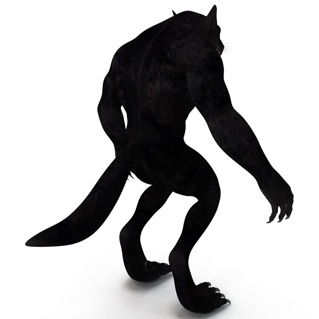 3d Werewolf Rigged Model