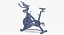 Stationary Bike Type 02 Clean and Dirty 3D model