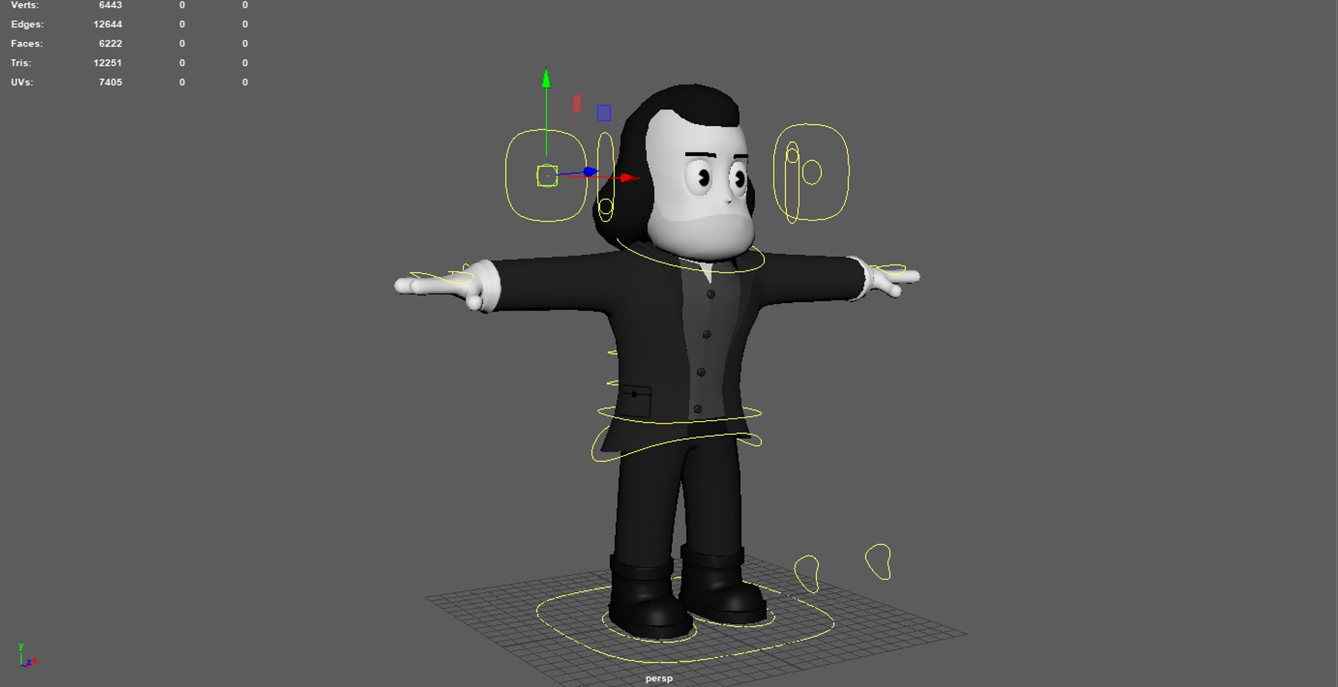 3D Character Videogame Rig - TurboSquid 1315767