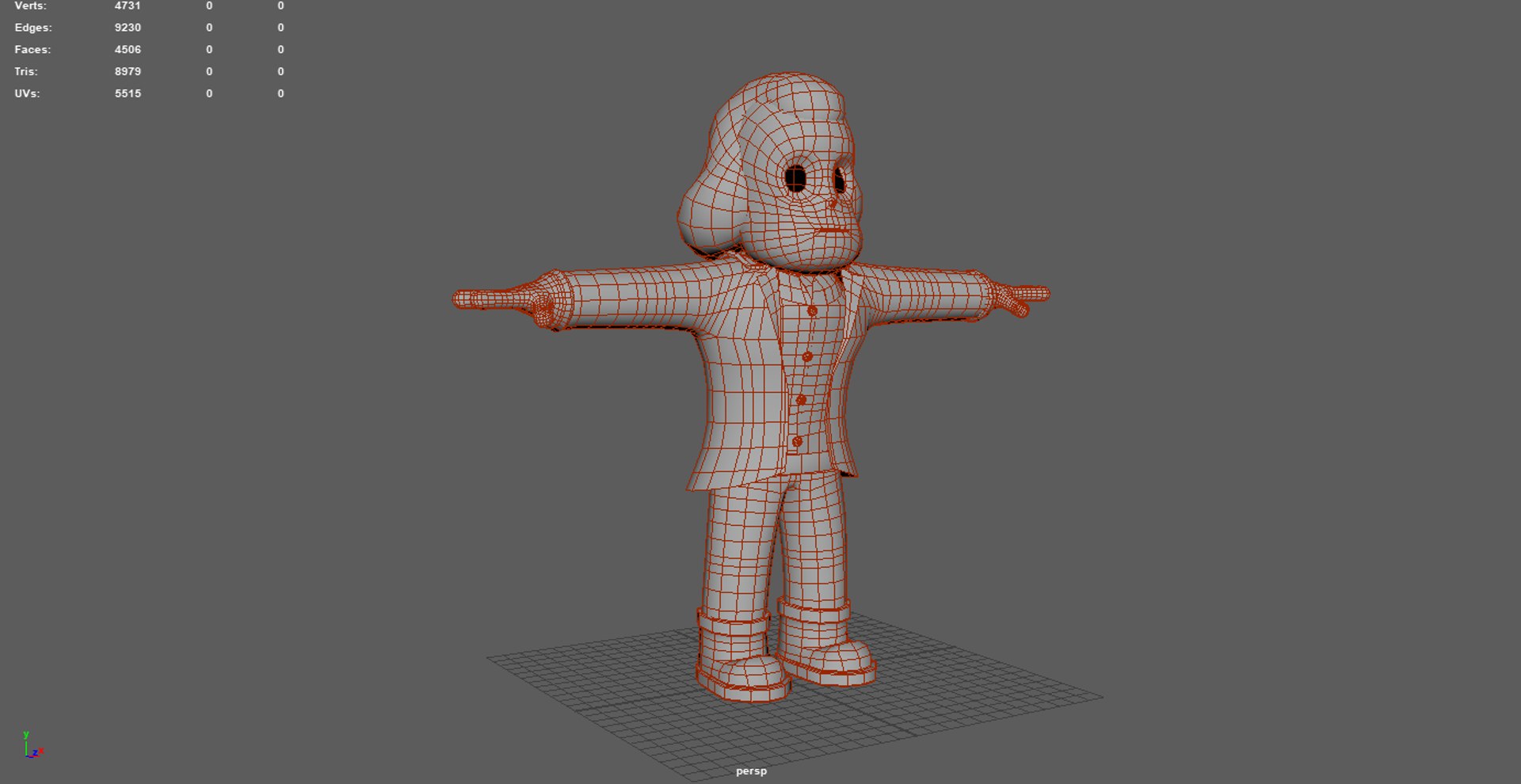 3D Character Videogame Rig - TurboSquid 1315767