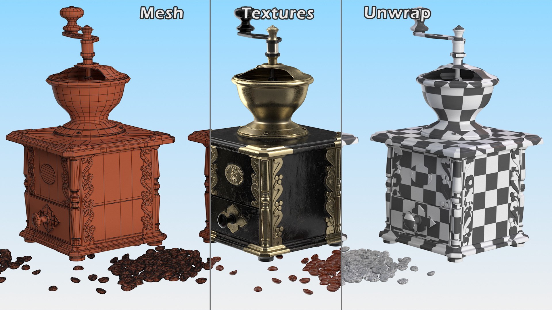 Coffee Mills Collection 2 3D model https://p.turbosquid.com/ts-thumb/5j/fWcIKh/0v/coffeemillscollection23dmodel020/jpg/1656937855/1920x1080/fit_q87/74353c8b27d829b7ba30611843cc1d51294cd4be/coffeemillscollection23dmodel020.jpg