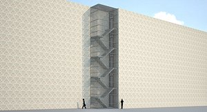 fireescape 3D model