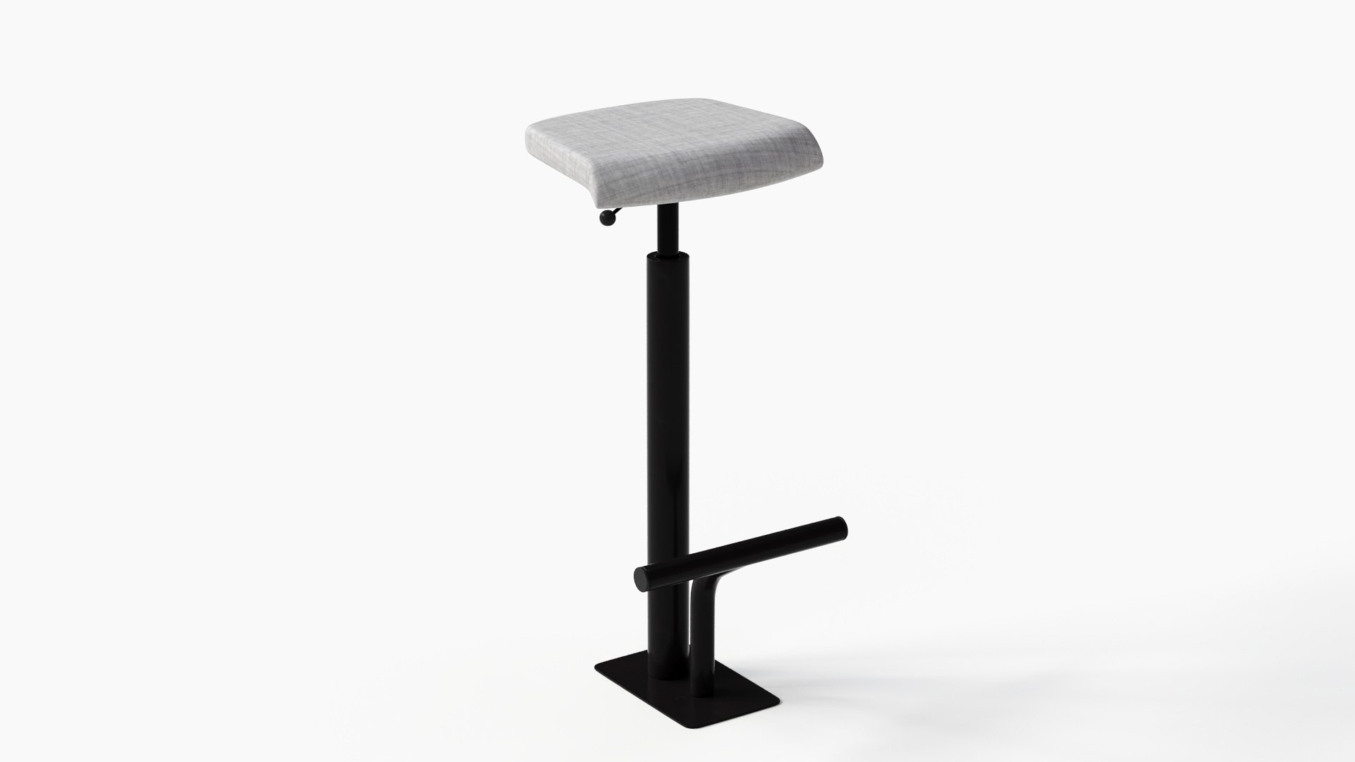 Office High Chair 3D model preview