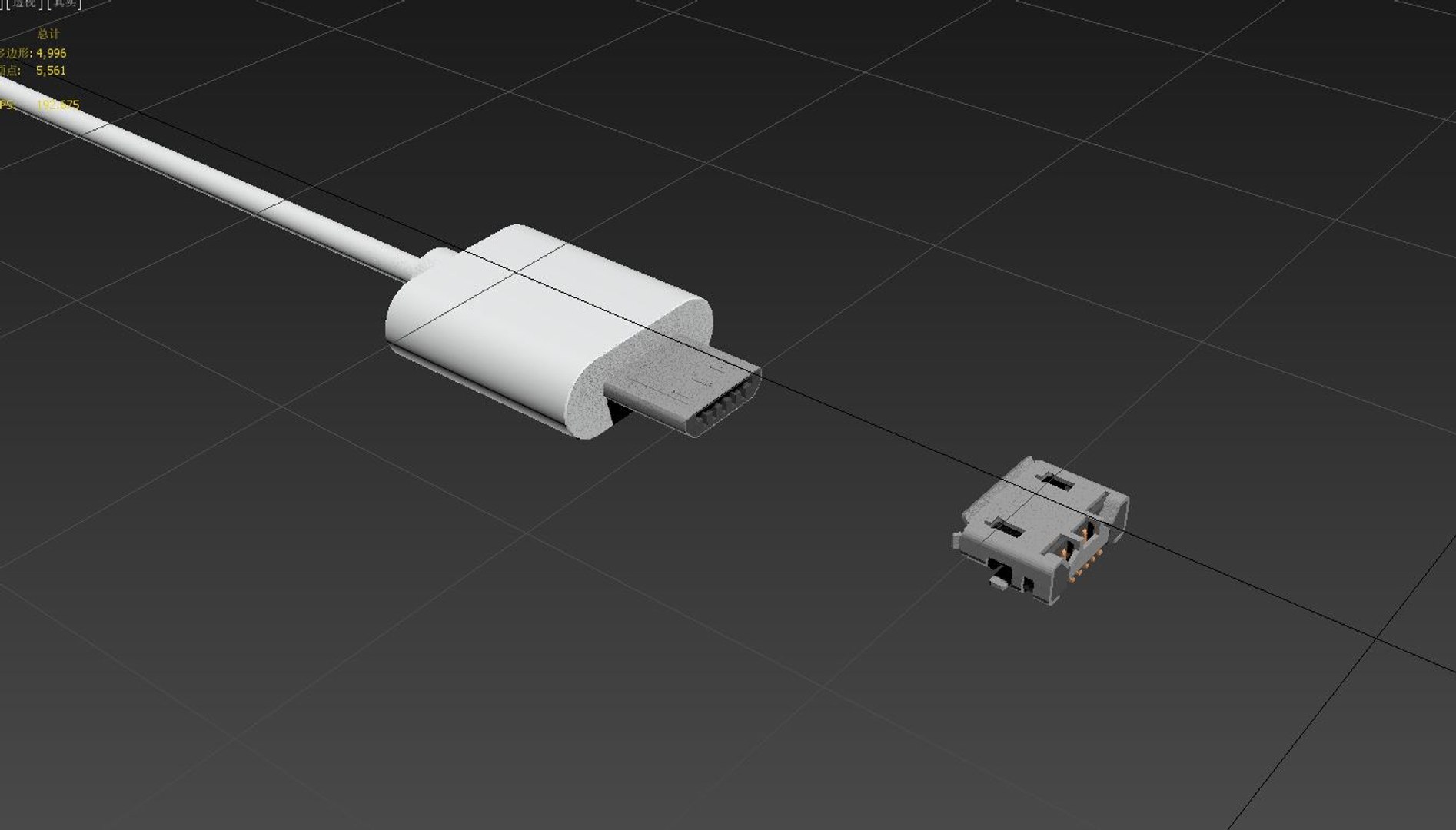 3D Micro Usb - TurboSquid 1251434