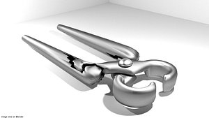 pincer mechanic handtools 3d model