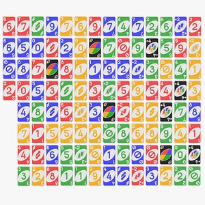 Detailed UNO Cards