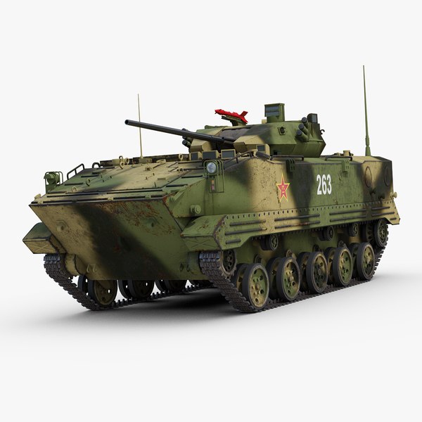 3ds max chinese zlc2000 combat vehicle