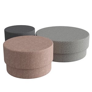3D Silo Pouf model