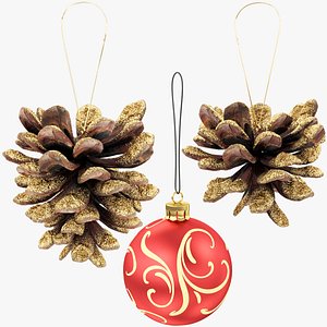 Christmas Ornaments Collection V8