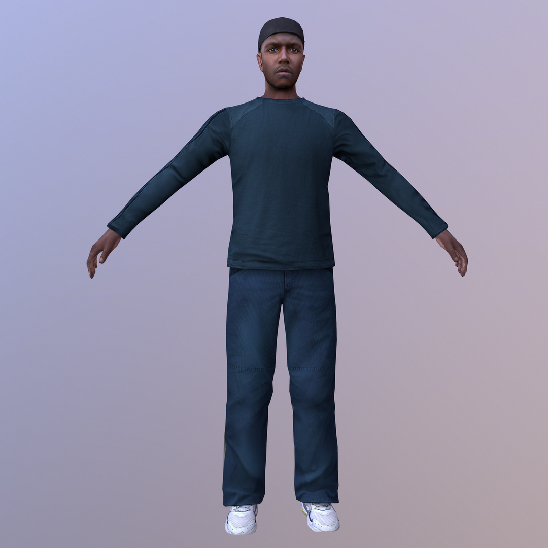 3D character male man model - TurboSquid 1685860