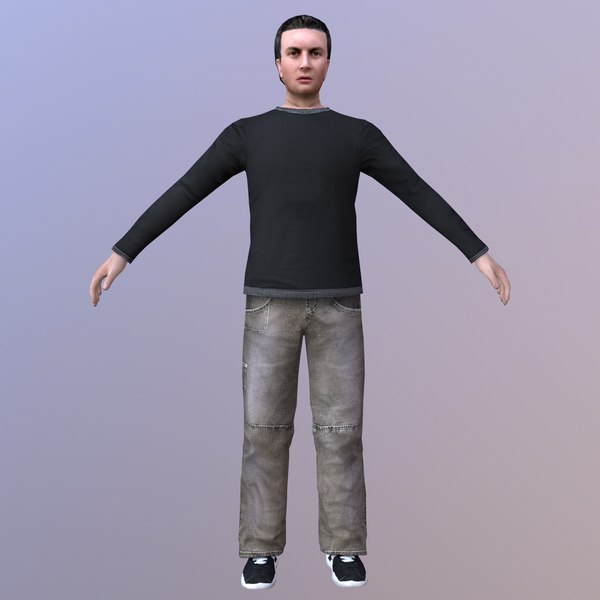 3D character male man model - TurboSquid 1685860
