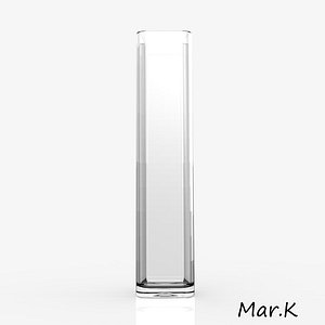 3ds glass vase