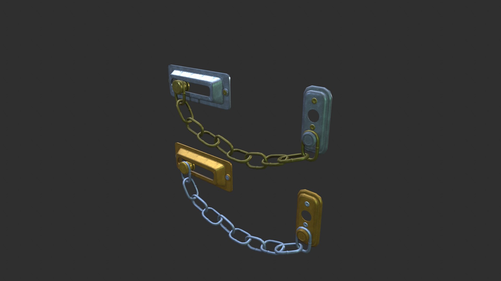 Door chain lock 3D model https://p.turbosquid.com/ts-thumb/5k/2s61Oq/k3/doorchainlock001/png/1741718825/1920x1080/fit_q87/22d23d7275baa3f9cca667b068b226ce54fd8f0e/doorchainlock001.jpg
