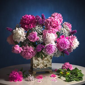 Pionea spiraea bouquet