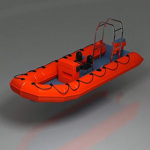 3d model dinghy motor