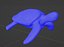 Sea Turtle low poly 3D model