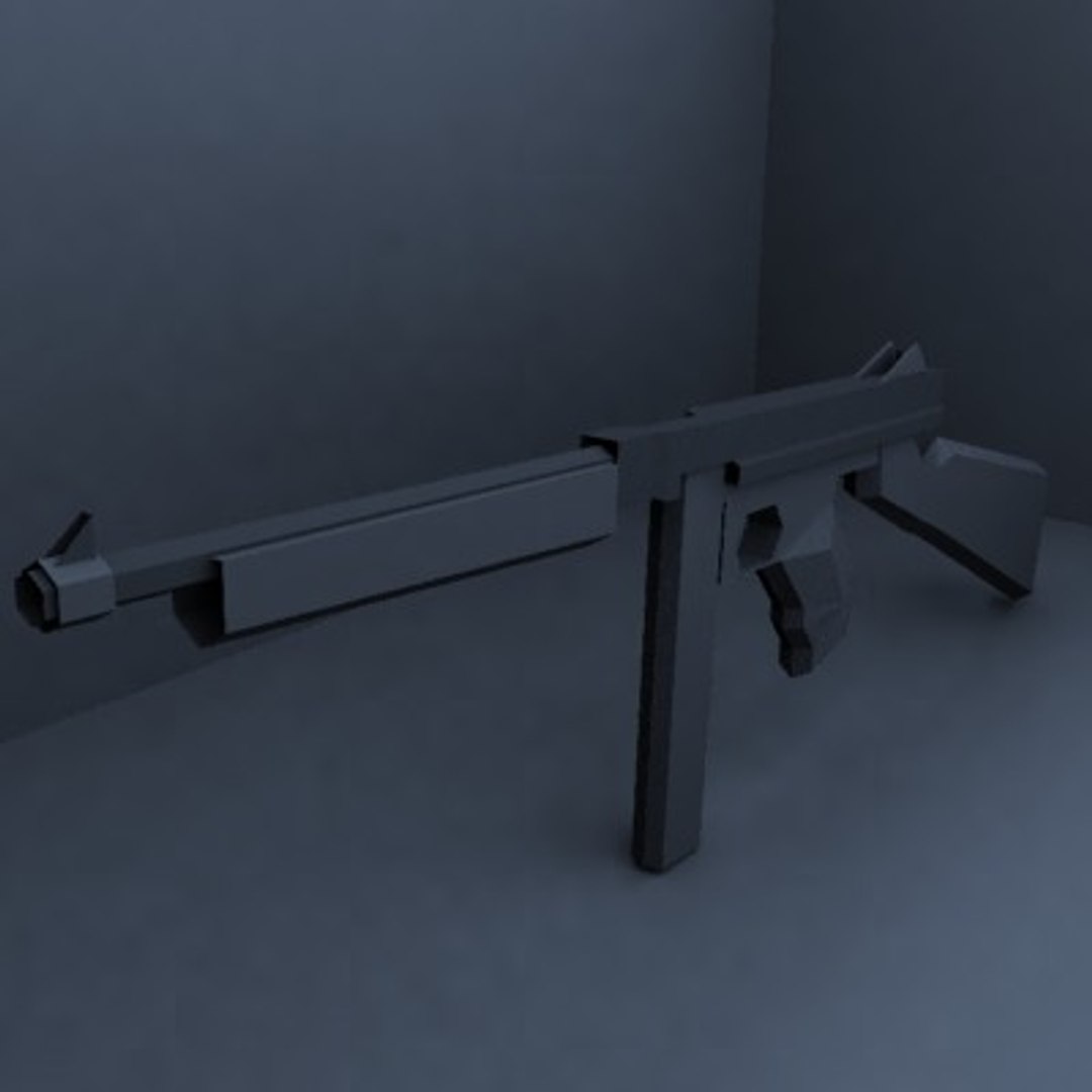 Free 3ds Model Thompsonsmg Thompson Smg