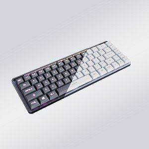 3D model Lowpoly Gaming Keyboard