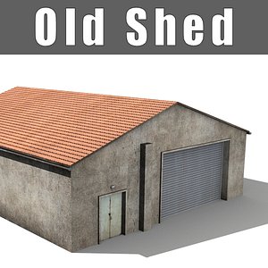 3ds max old shed
