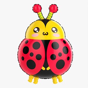 3D Decoration foil balloon 13 Ladybird
