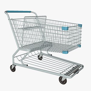 3D Shopping Cart model