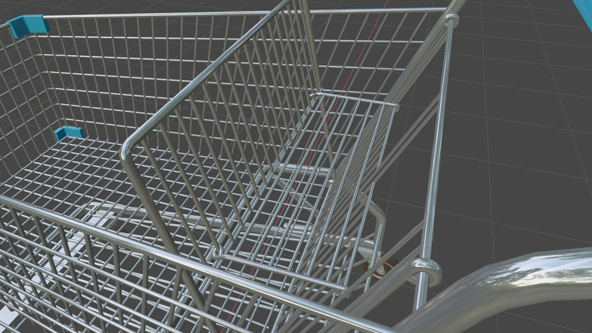 3D Shopping Cart Model - TurboSquid 2260284