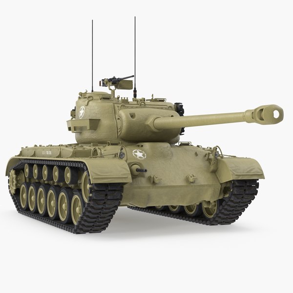 heavy tank m26 pershing 3D