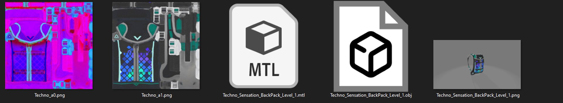 bag 3x Techno Sensation BackPack 3D model https://p.turbosquid.com/ts-thumb/5k/QIZUeL/e3/screenshot_3/png/1699356047/1920x1080/fit_q87/a530baf6bcc93259ce3d52d70ffb7cd77a3ea578/screenshot_3.jpg