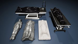 3D model SciFi Body Bags