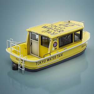 Tokyo Water Taxi 3D model