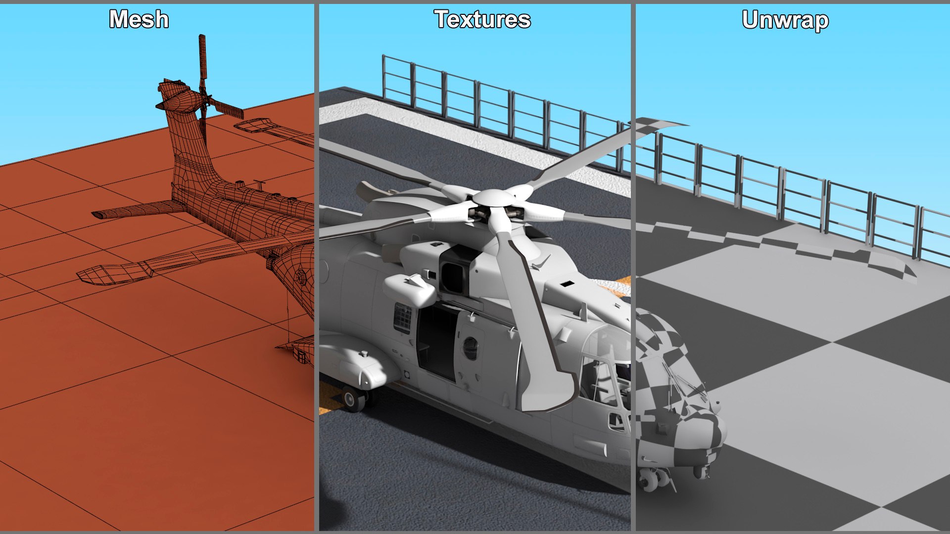 Transport Helicopter on Landing Pad 3D model https://p.turbosquid.com/ts-thumb/5k/Ssz2Yg/Il/transport_helicopter_on_landing_pad_015/jpg/1740701182/1920x1080/fit_q87/ee9abf7a464fd5fa2df1a8528625546d1375d2e4/transport_helicopter_on_landing_pad_015.jpg