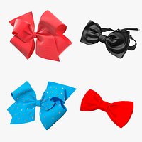 Fashion Accessories Bowtie and Hair Bows Collection