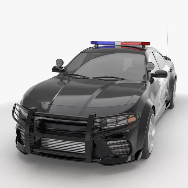 modelo 3d Coche de policía genérico 02 - TurboSquid 2462606