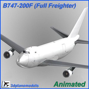 b747-200 747 3d model