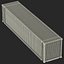 45 ft High Cube Container Blue 2 3D Model