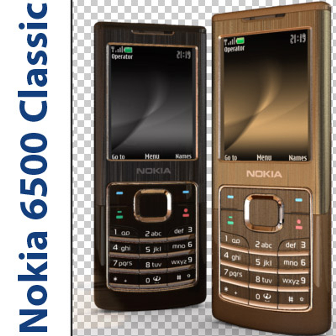 3d nokia 6500 classic