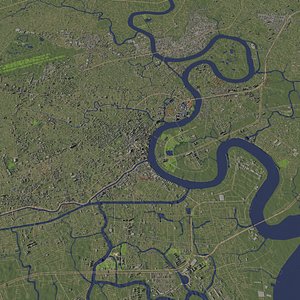 Ho Chi Minh City Vietnam - city and urban model