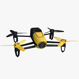 Parrot Bebop Quadcopter Drone Rigged