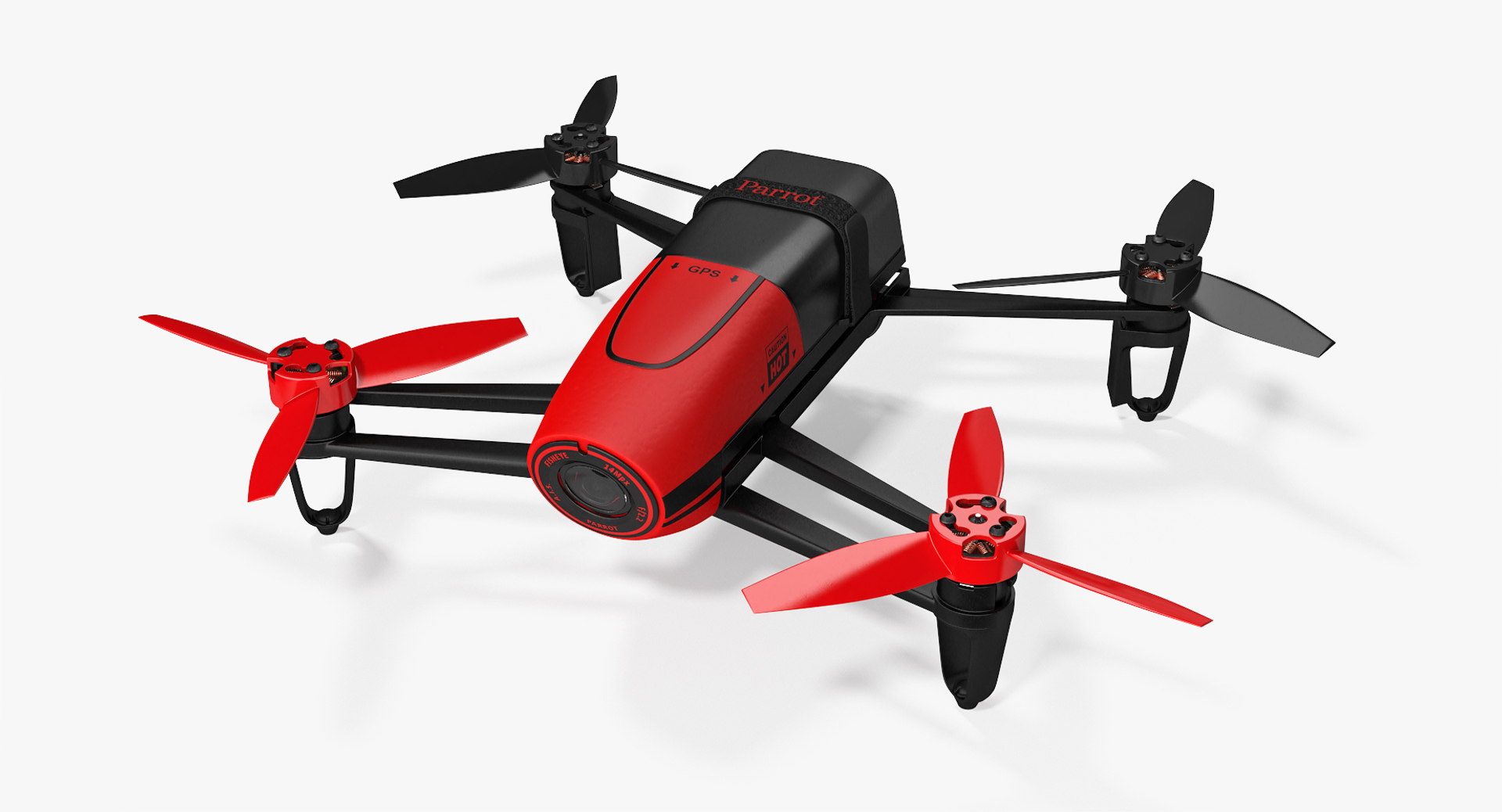 Parrot Bebop Quadcopter Drone 3D Model TurboSquid 1193607