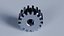 Spur Gear M1 Z16 Bore 5 mm x 10 mm Thickness