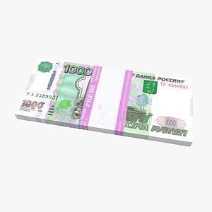 3D bank money
